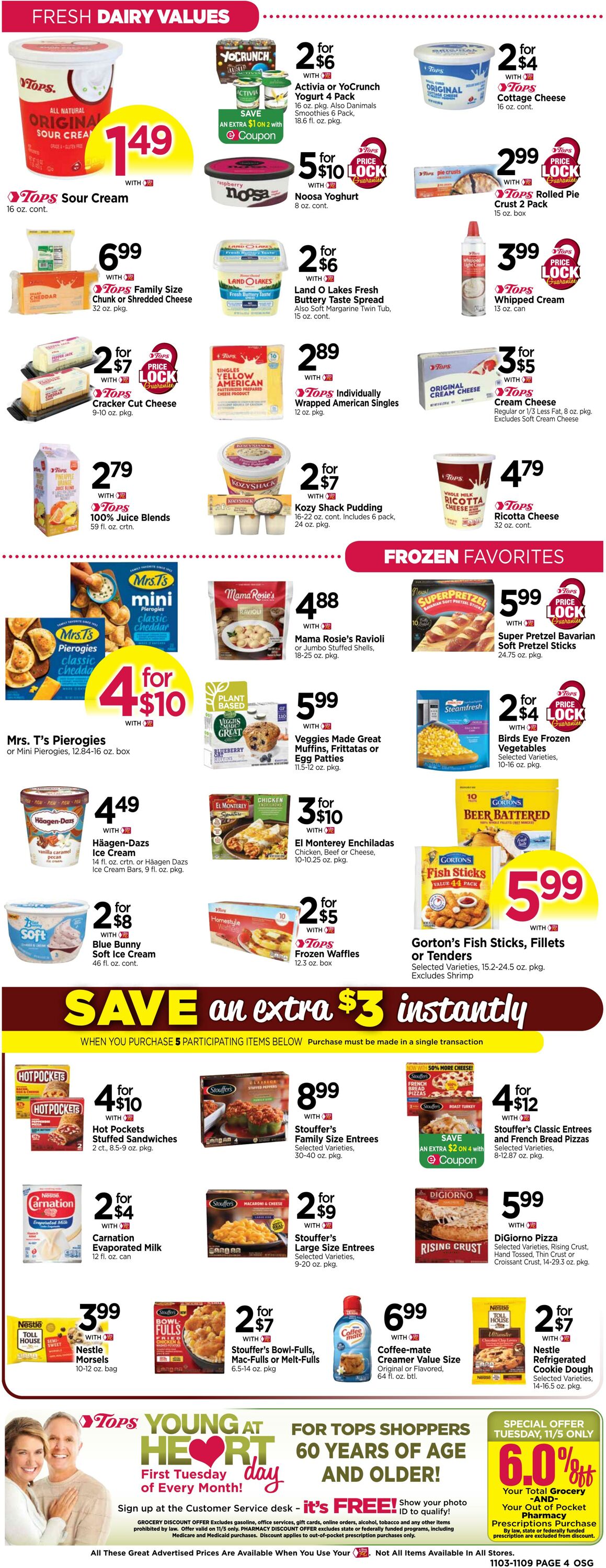 Weekly ad Tops Friendly Markets 11/03/2024 - 11/09/2024