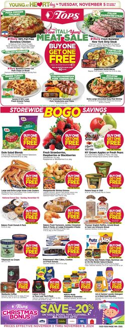 Weekly ad Tops Friendly Markets 10/06/2024 - 10/12/2024