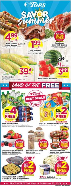 Weekly ad Tops Friendly Markets 05/19/2024 - 05/25/2024