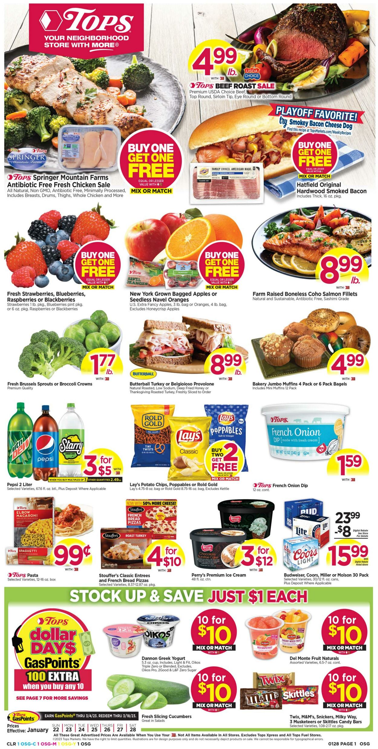 Tops Friendly Markets Promotional weekly ads