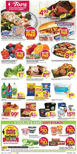 Weekly ad Tops Friendly Markets 01/22/2023-01/28/2023