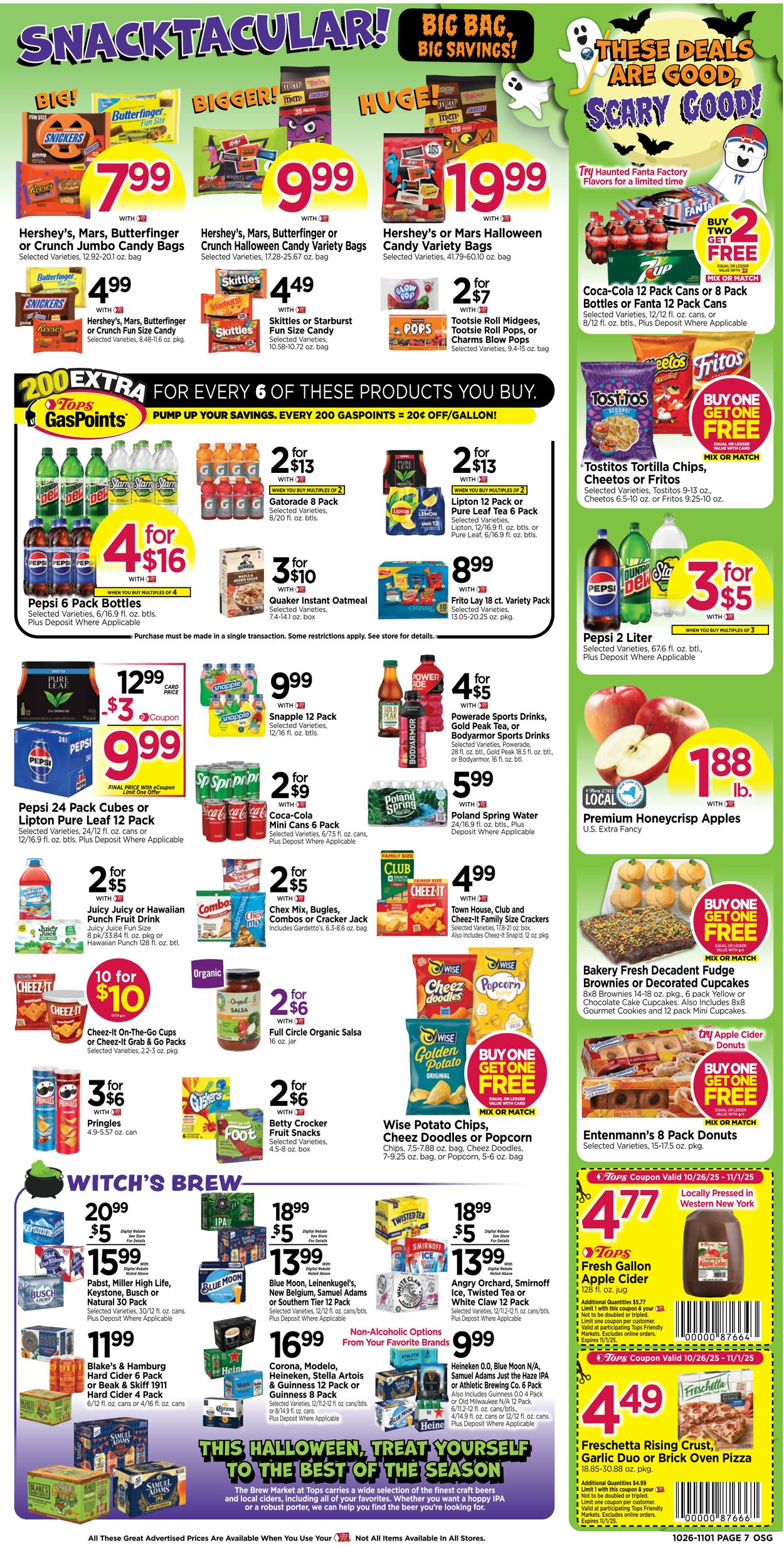 Weekly ad Tops Friendly Markets 10/26/2025 - 11/01/2025