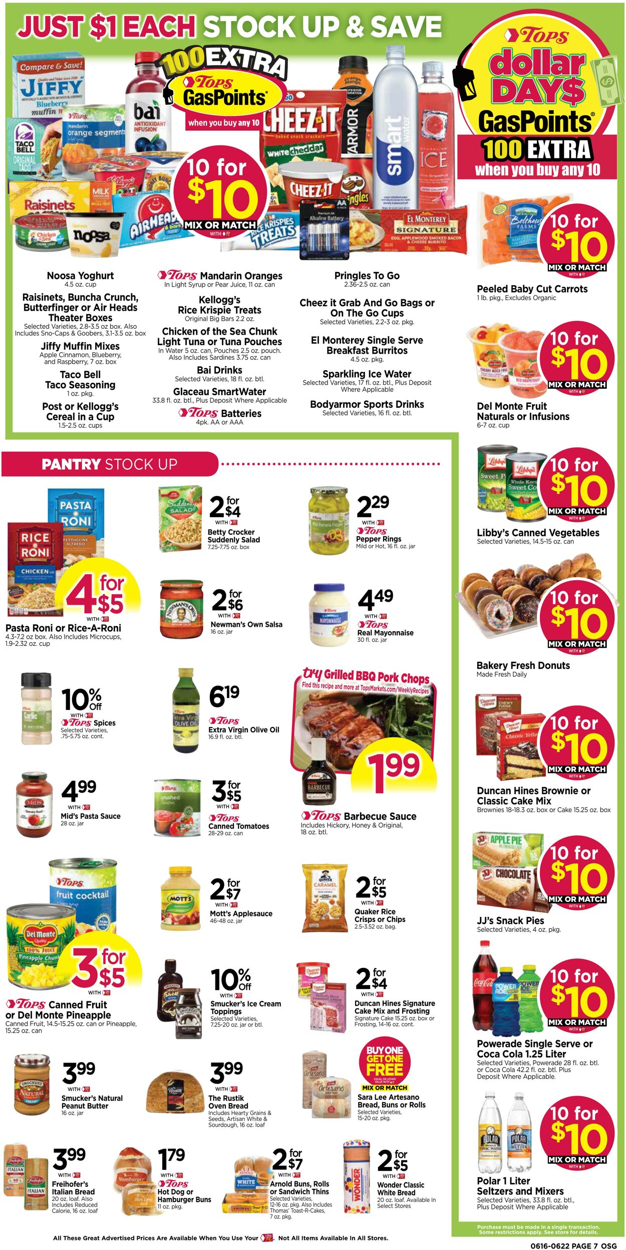 Weekly ad Tops Friendly Markets 06/16/2024 - 06/22/2024