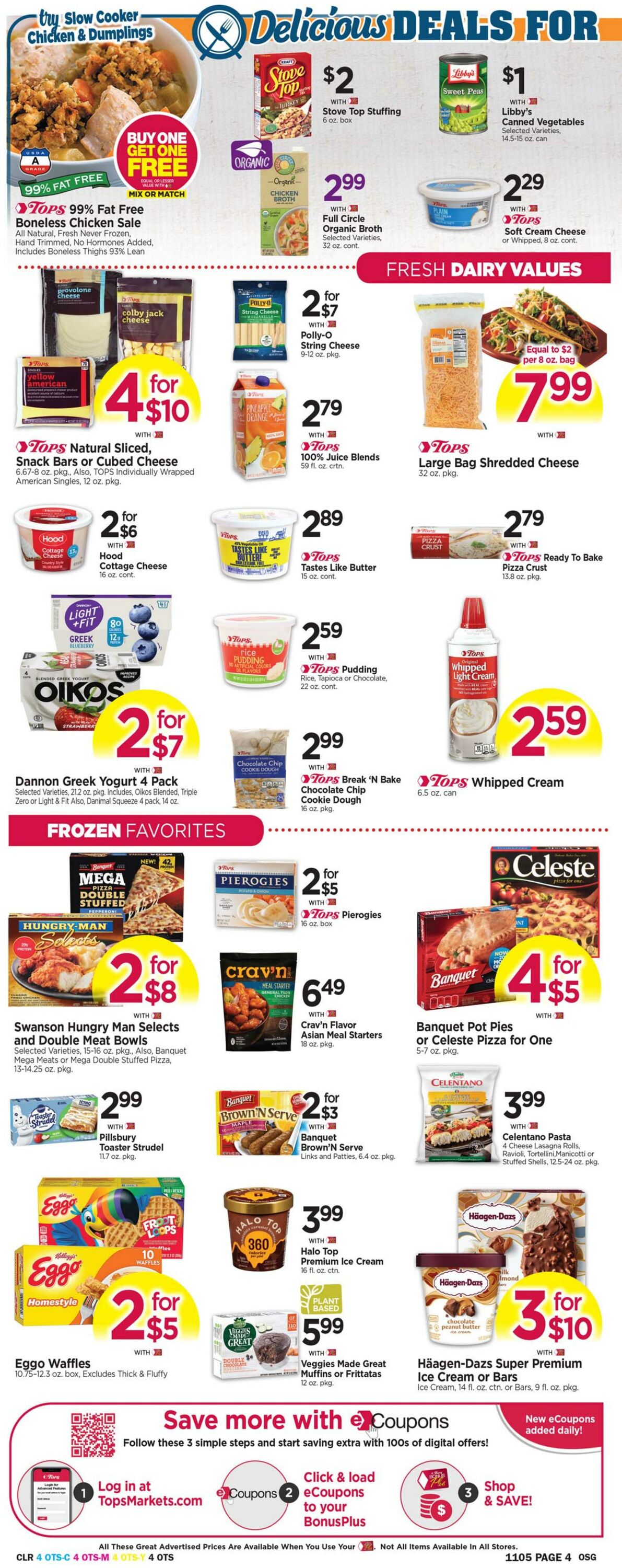 Weekly ad Tops Friendly Markets 10/30/2022-11/05/2022