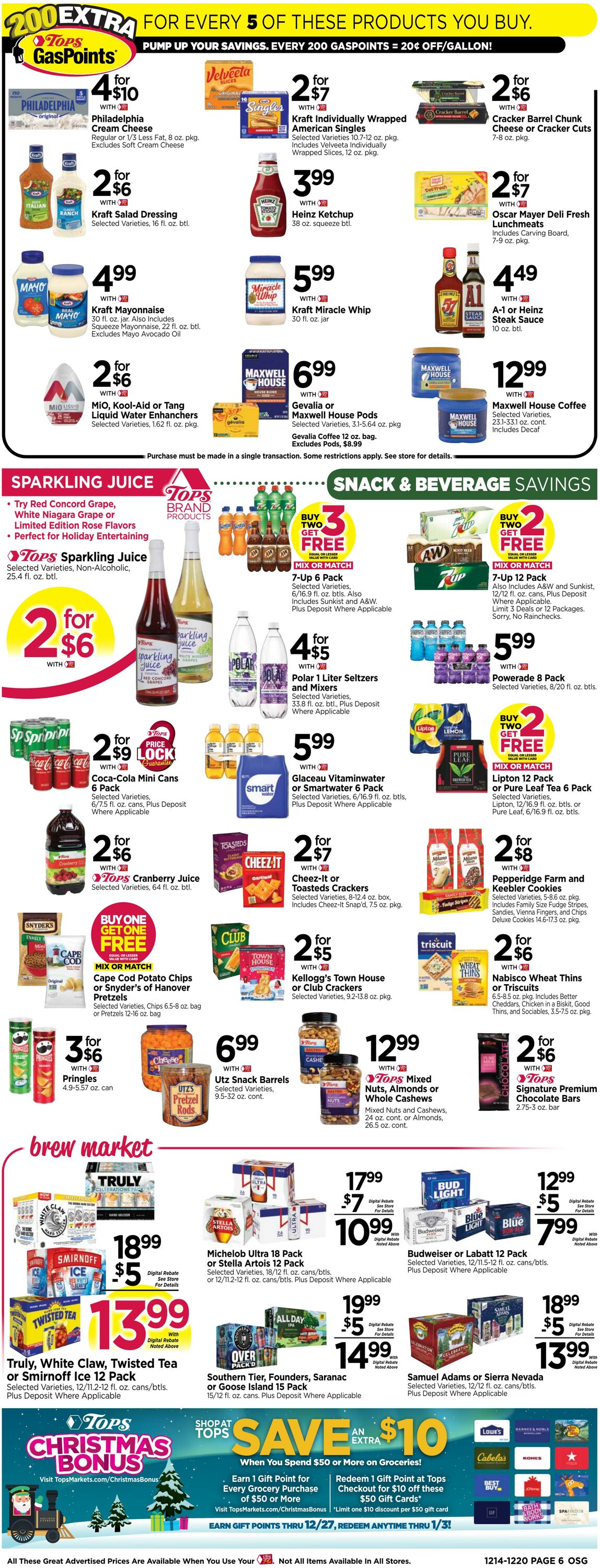 Weekly ad Tops Friendly Markets 12/14/2025 - 12/20/2025