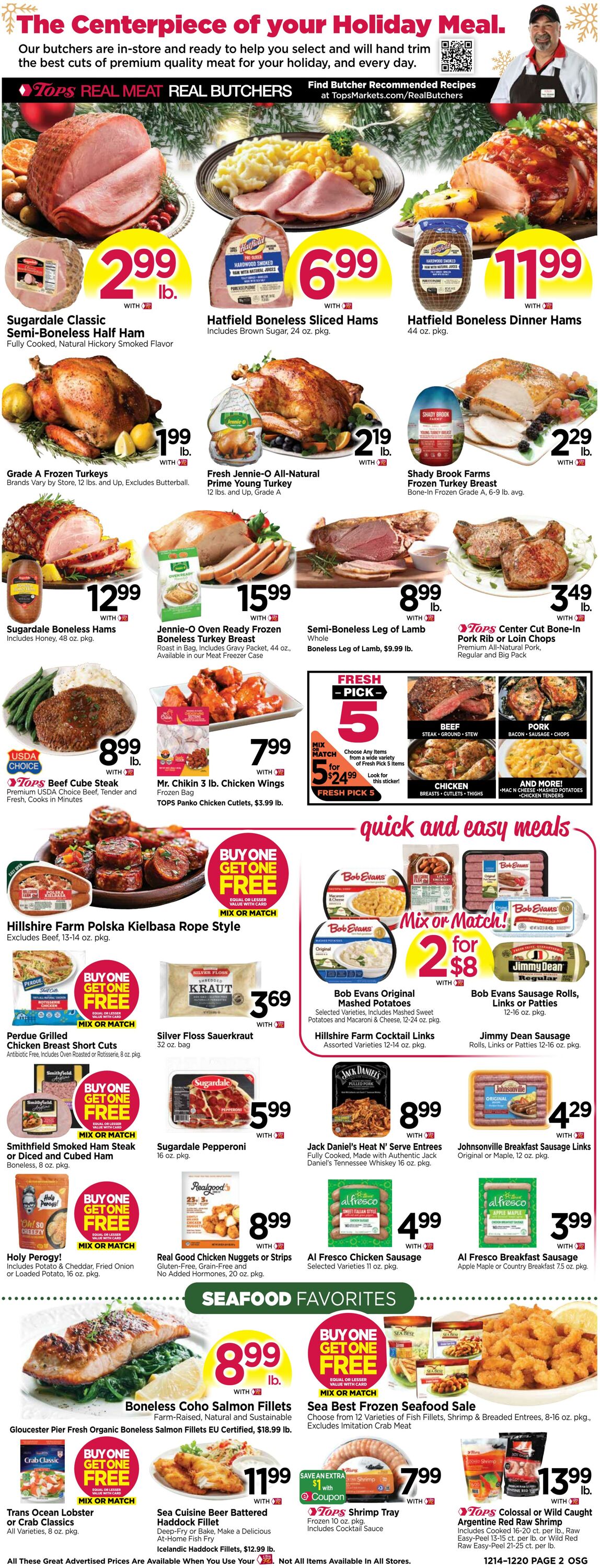 Weekly ad Tops Friendly Markets 12/14/2025 - 12/20/2025