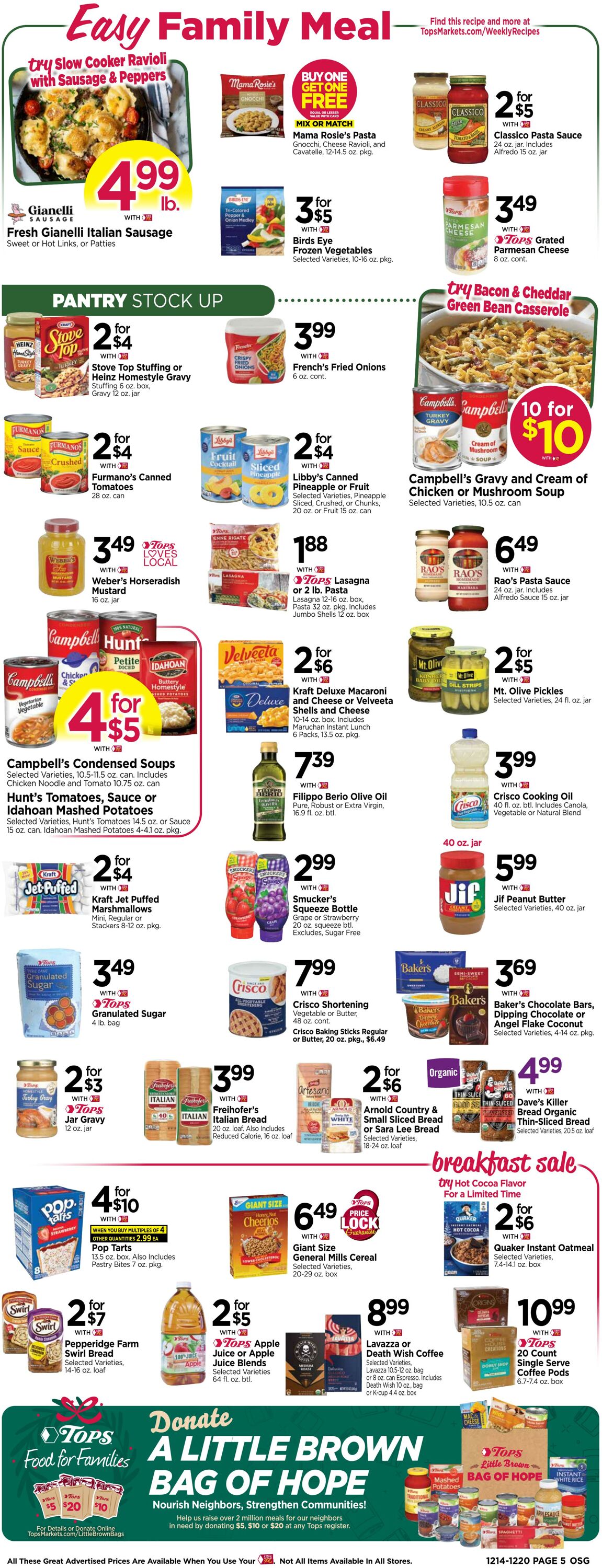 Weekly ad Tops Friendly Markets 12/14/2025 - 12/20/2025