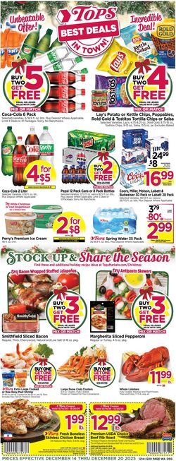 Weekly ad Tops Friendly Markets 12/14/2025 - 12/20/2025