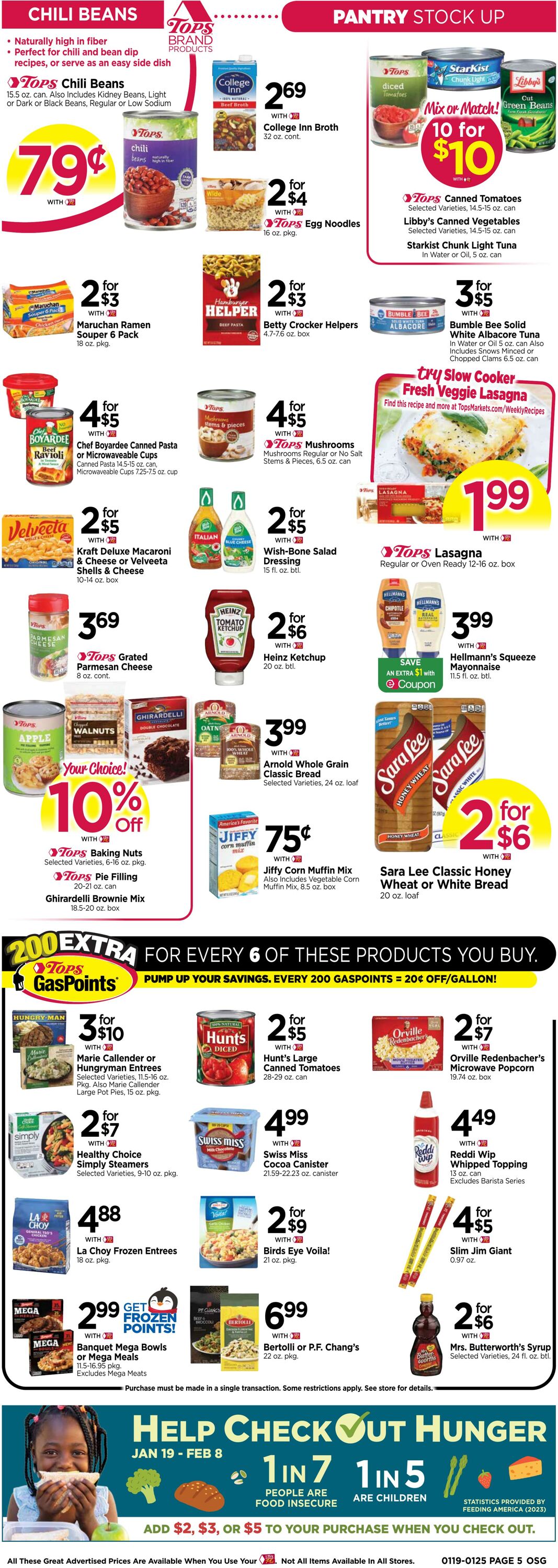 Weekly ad Tops Friendly Markets 01/19/2025 - 01/25/2025