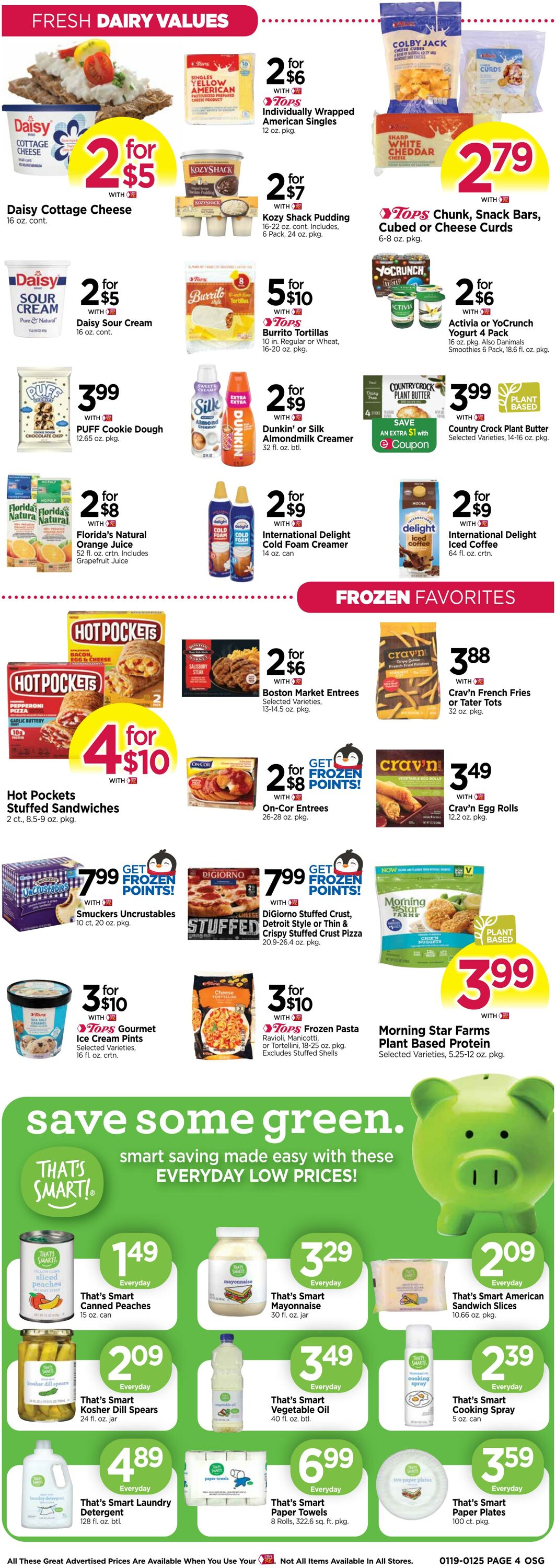 Weekly ad Tops Friendly Markets 01/19/2025 - 01/25/2025