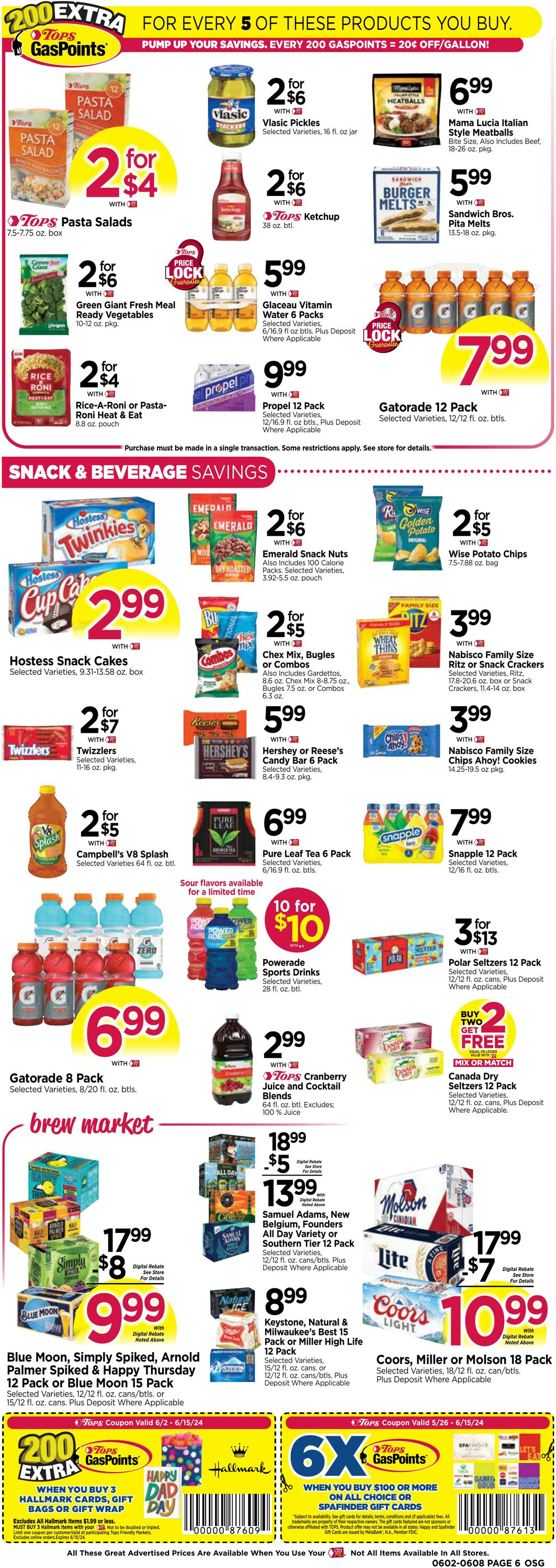 Weekly ad Tops Friendly Markets 06/02/2024 - 06/08/2024