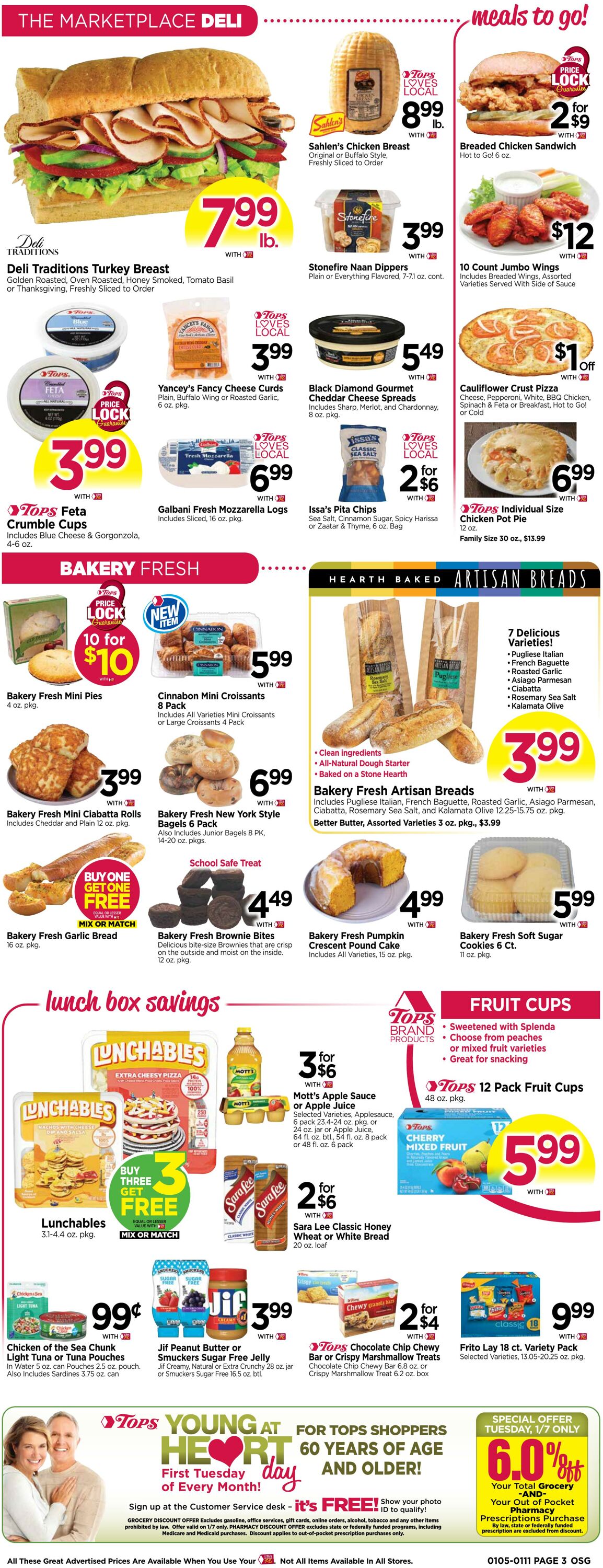 Weekly ad Tops Friendly Markets 01/05/2025 - 01/11/2025