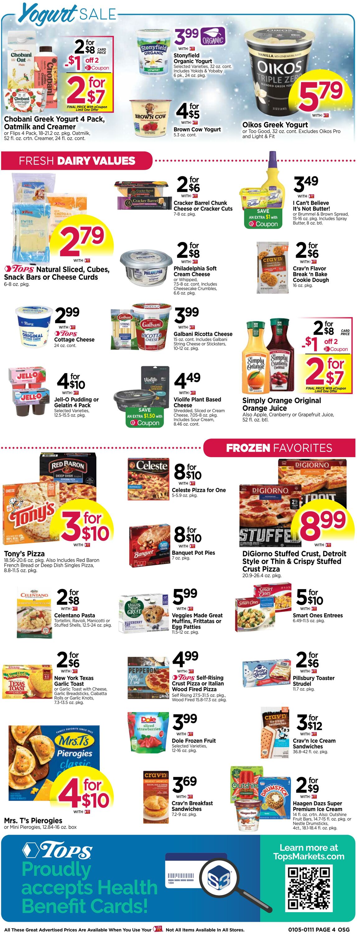 Weekly ad Tops Friendly Markets 01/05/2025 - 01/11/2025