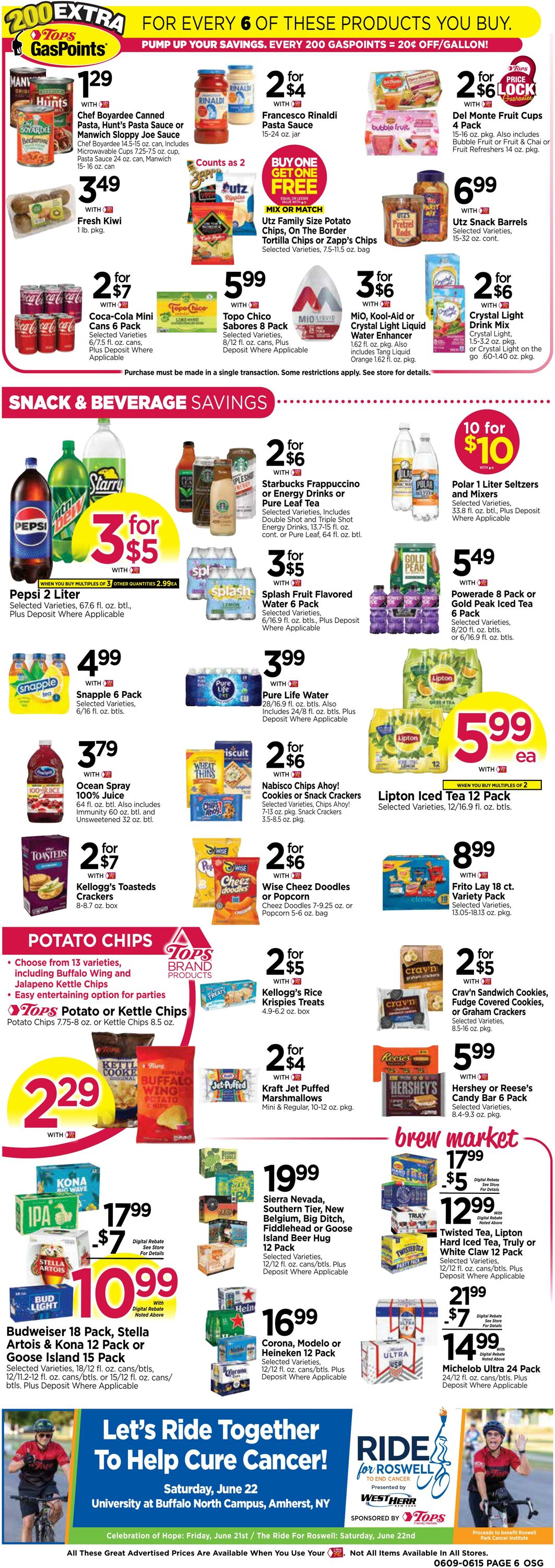 Weekly ad Tops Friendly Markets 06/09/2024 - 06/15/2024