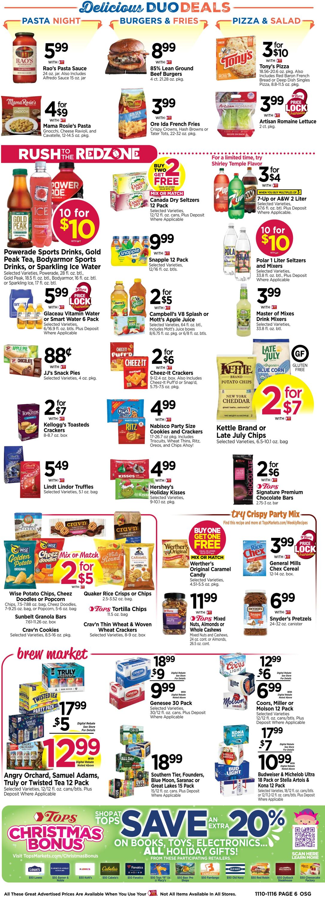 Weekly ad Tops Friendly Markets 11/10/2024 - 11/16/2024