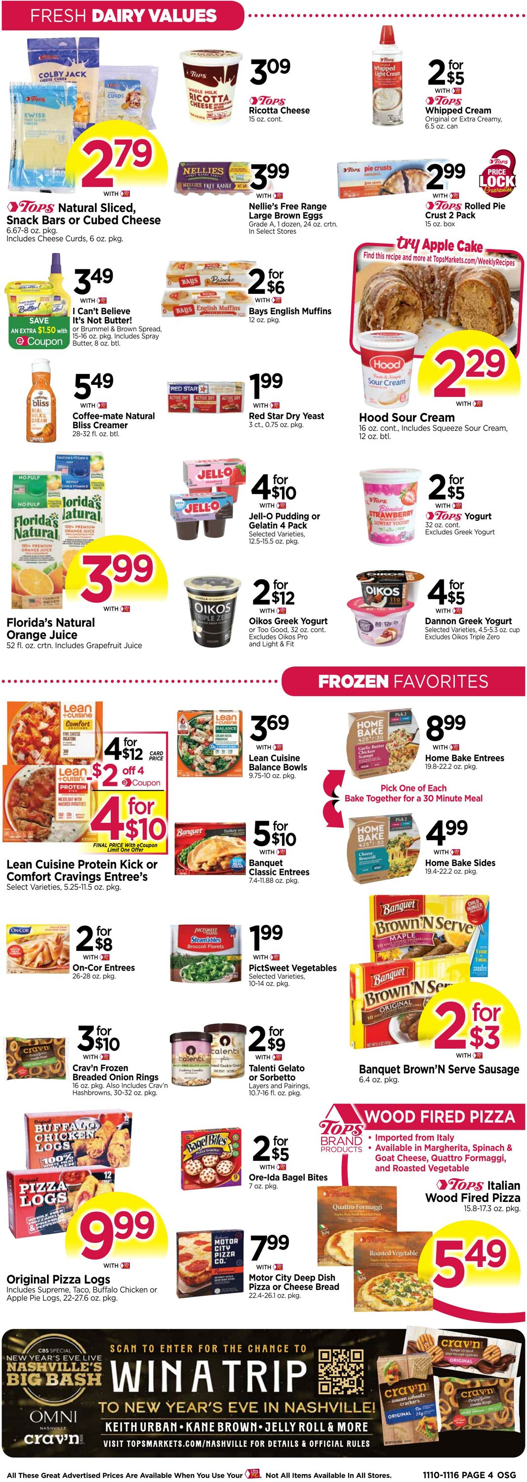 Weekly ad Tops Friendly Markets 11/10/2024 - 11/16/2024