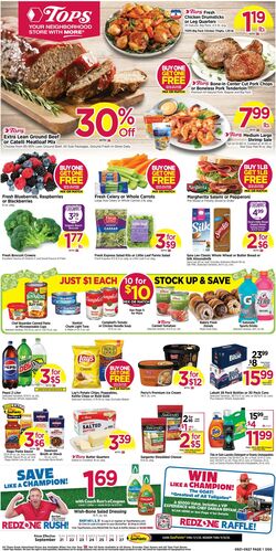 Weekly ad Tops Friendly Markets 09/21/2025 - 09/27/2025