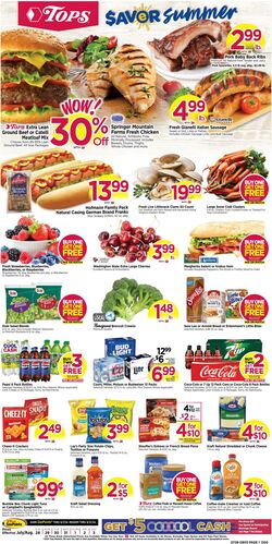 Weekly ad Tops Friendly Markets 07/07/2024 - 07/13/2024