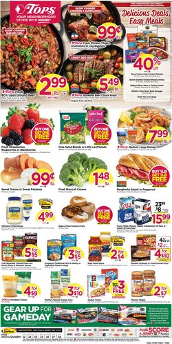 Weekly ad Tops Friendly Markets 10/22/2023 - 10/28/2023