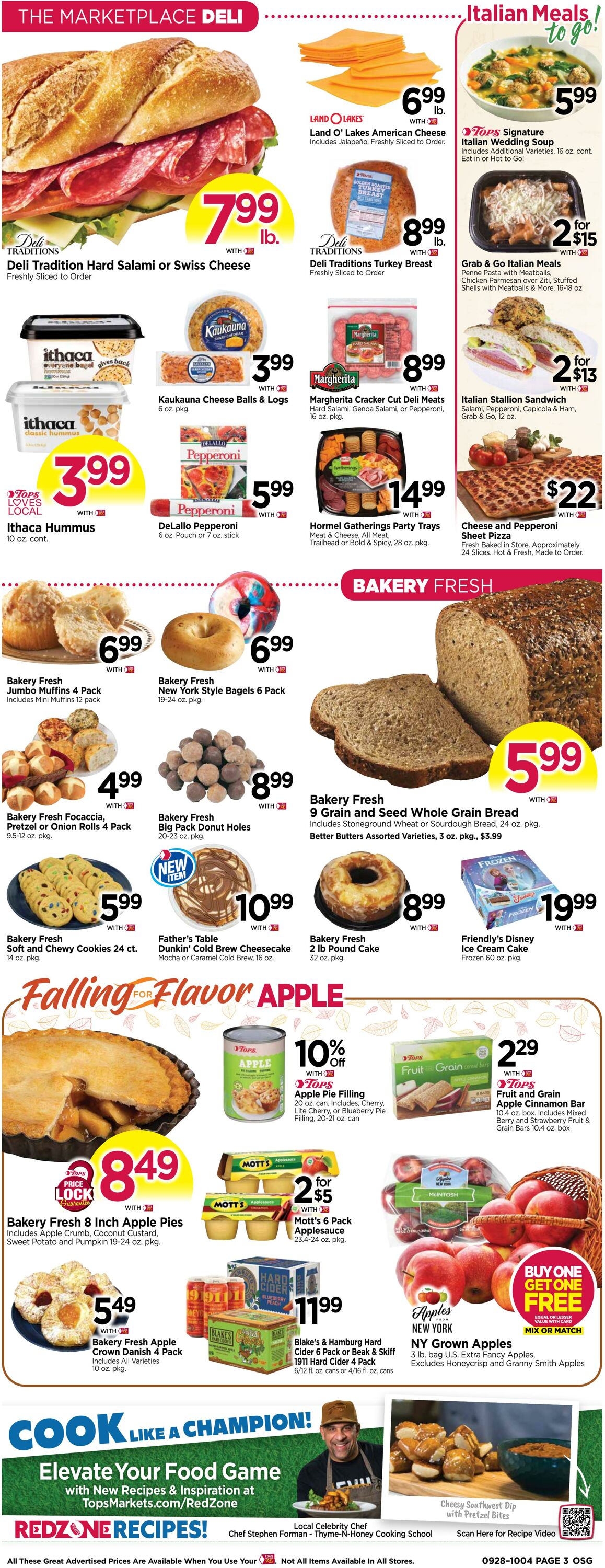 Weekly ad Tops Friendly Markets 09/28/2025 - 10/04/2025