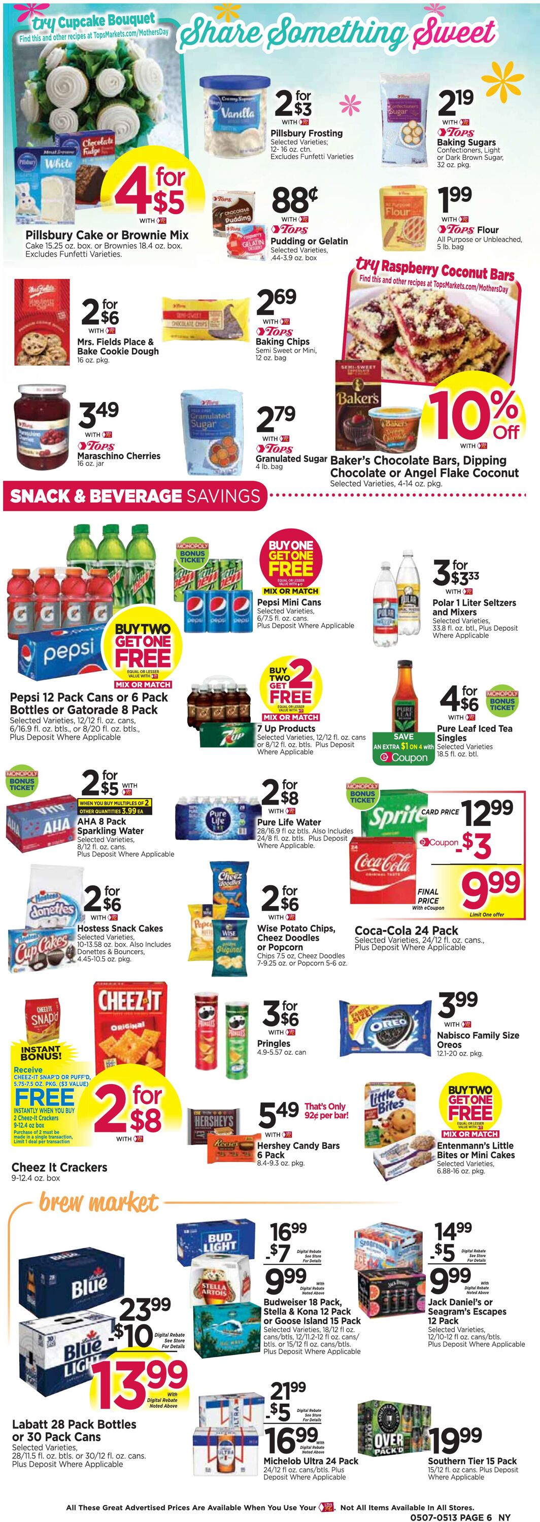 Weekly ad Tops Friendly Markets 05/07/2023 - 05/13/2023