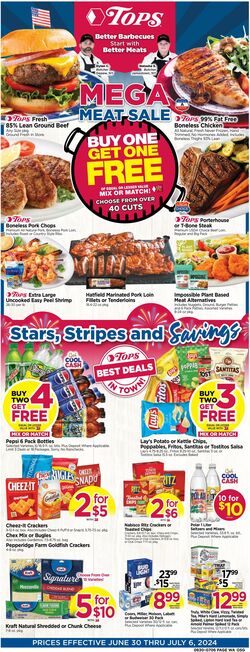 Weekly ad Tops Friendly Markets 08/07/2022 - 08/13/2022