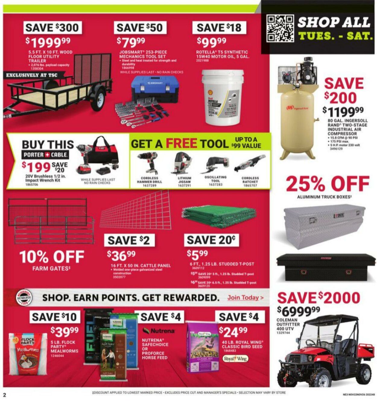 Weekly ad Tractor Supply 11/22/2022 - 11/26/2022