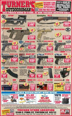 Weekly ad Turner's Outdoorsman 07/15/2022 - 07/21/2022