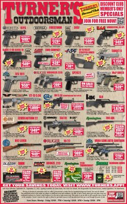 Weekly ad Turner's Outdoorsman 07/01/2022 - 07/07/2022