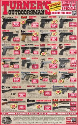 Weekly ad Turner's Outdoorsman 06/24/2022 - 06/30/2022