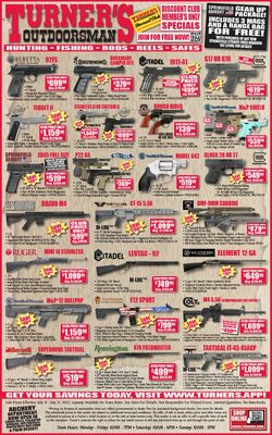 Weekly ad Turner's Outdoorsman 07/01/2022 - 07/07/2022