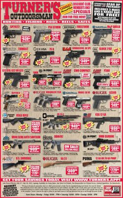 Weekly ad Turner's Outdoorsman 07/15/2022 - 07/21/2022
