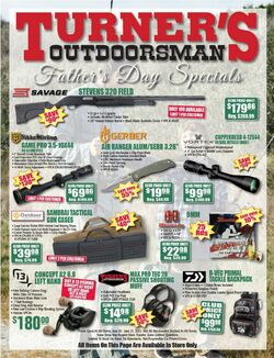 Weekly ad Turner's Outdoorsman 06/10/2022 - 06/30/2022