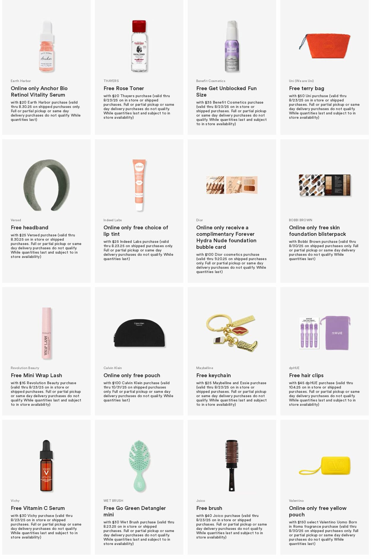 Weekly ad Ulta Beauty 08/18/2025 - 08/27/2025