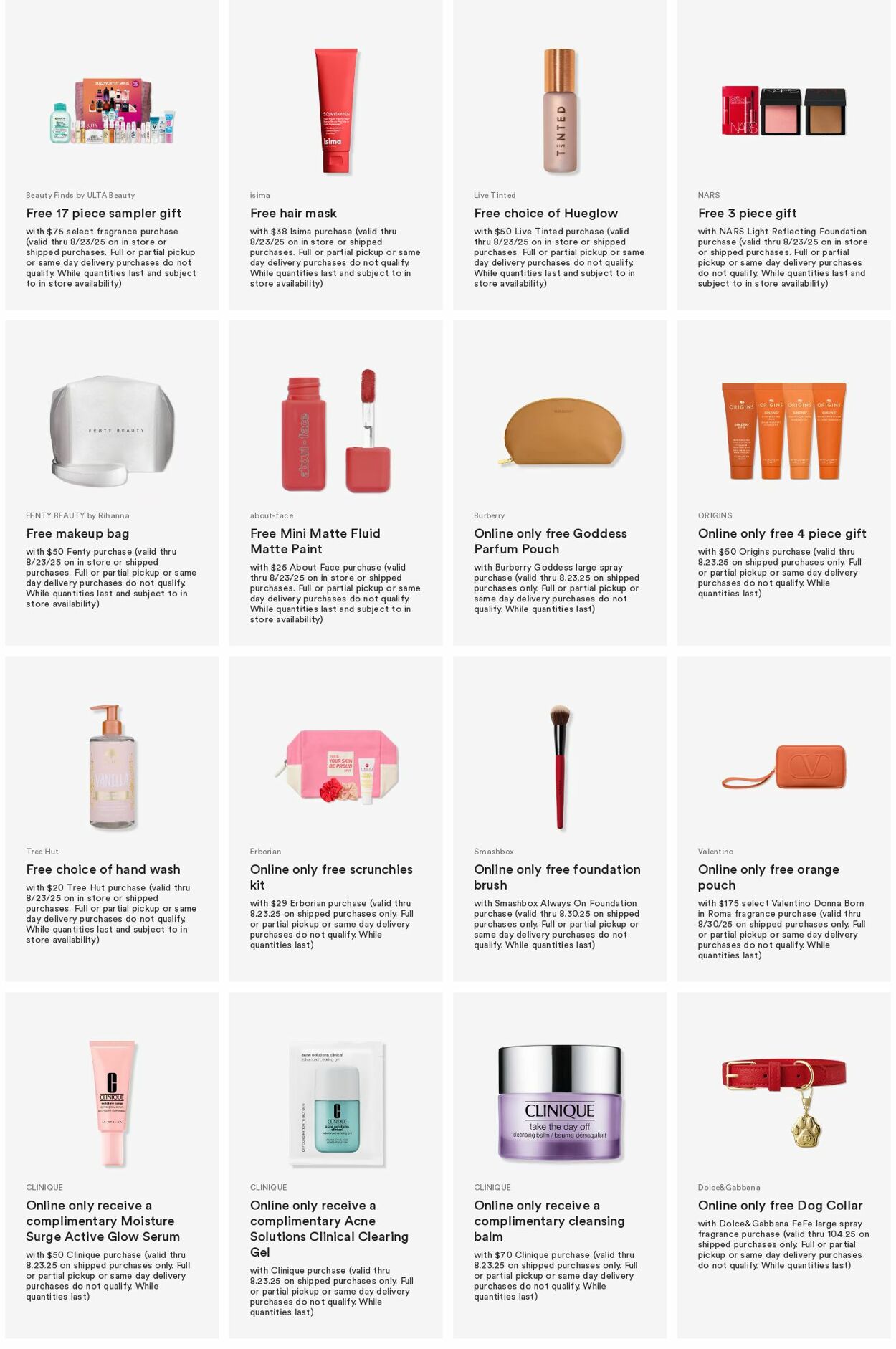 Weekly ad Ulta Beauty 08/18/2025 - 08/27/2025