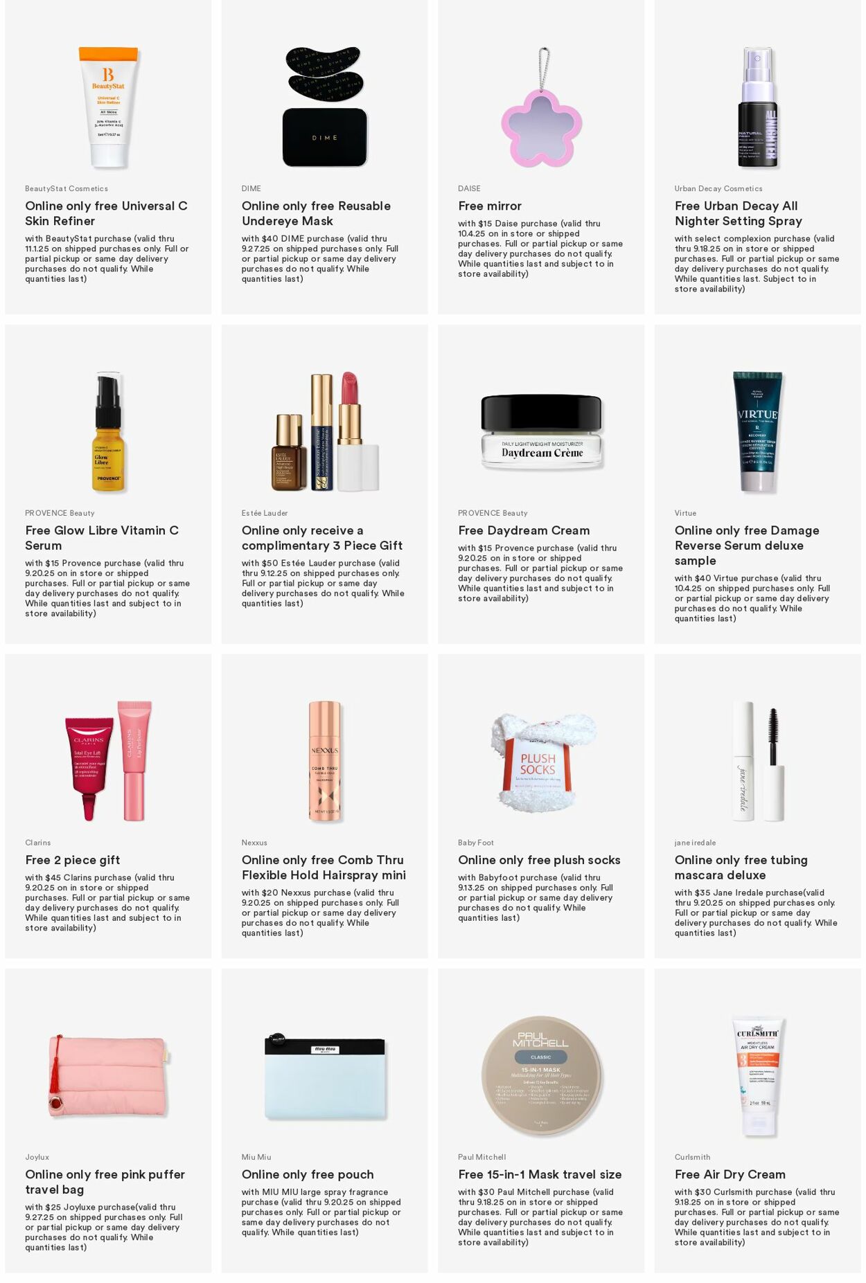 Weekly ad Ulta Beauty 09/08/2025 - 09/17/2025