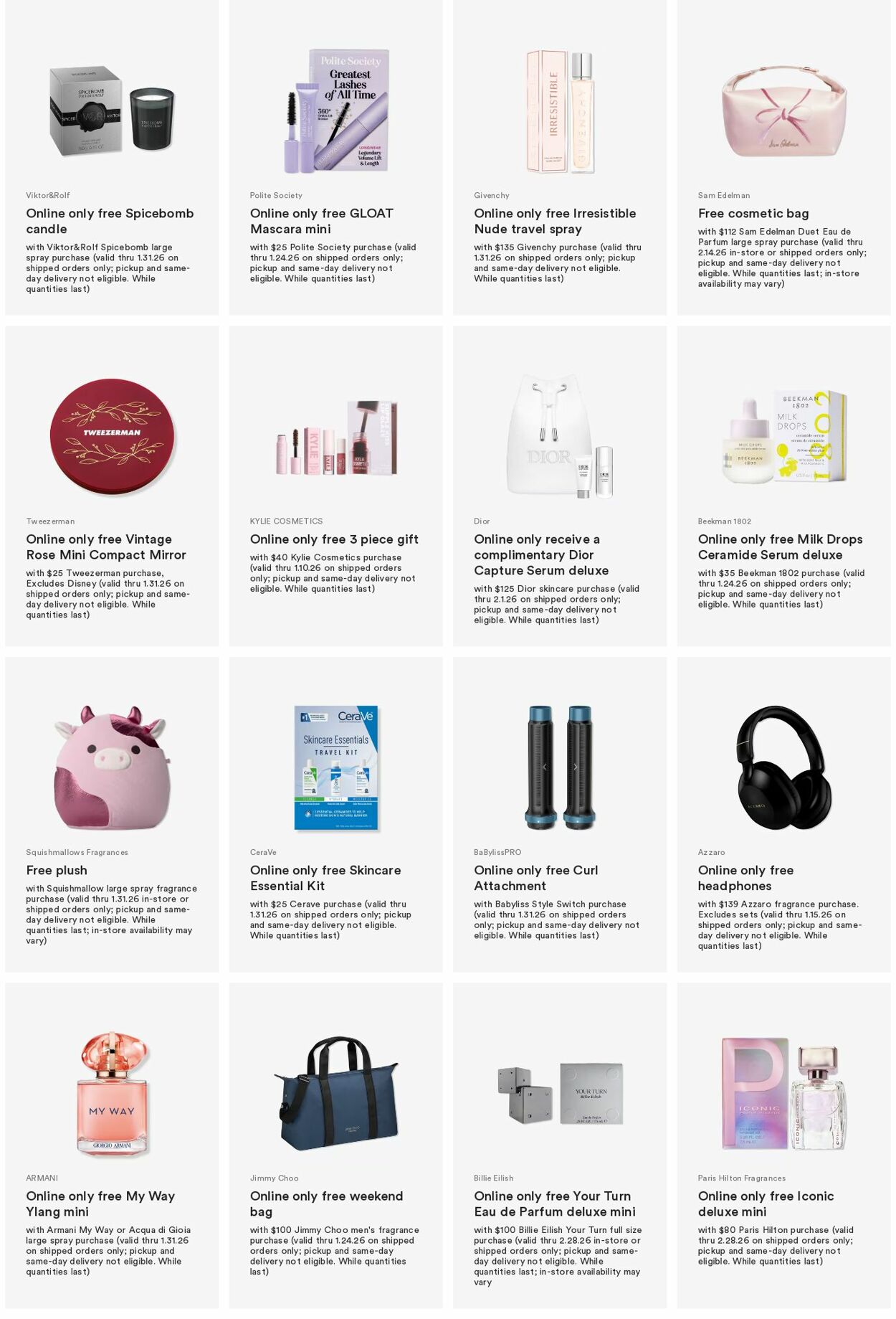 Weekly ad Ulta Beauty 01/05/2026 - 01/14/2026