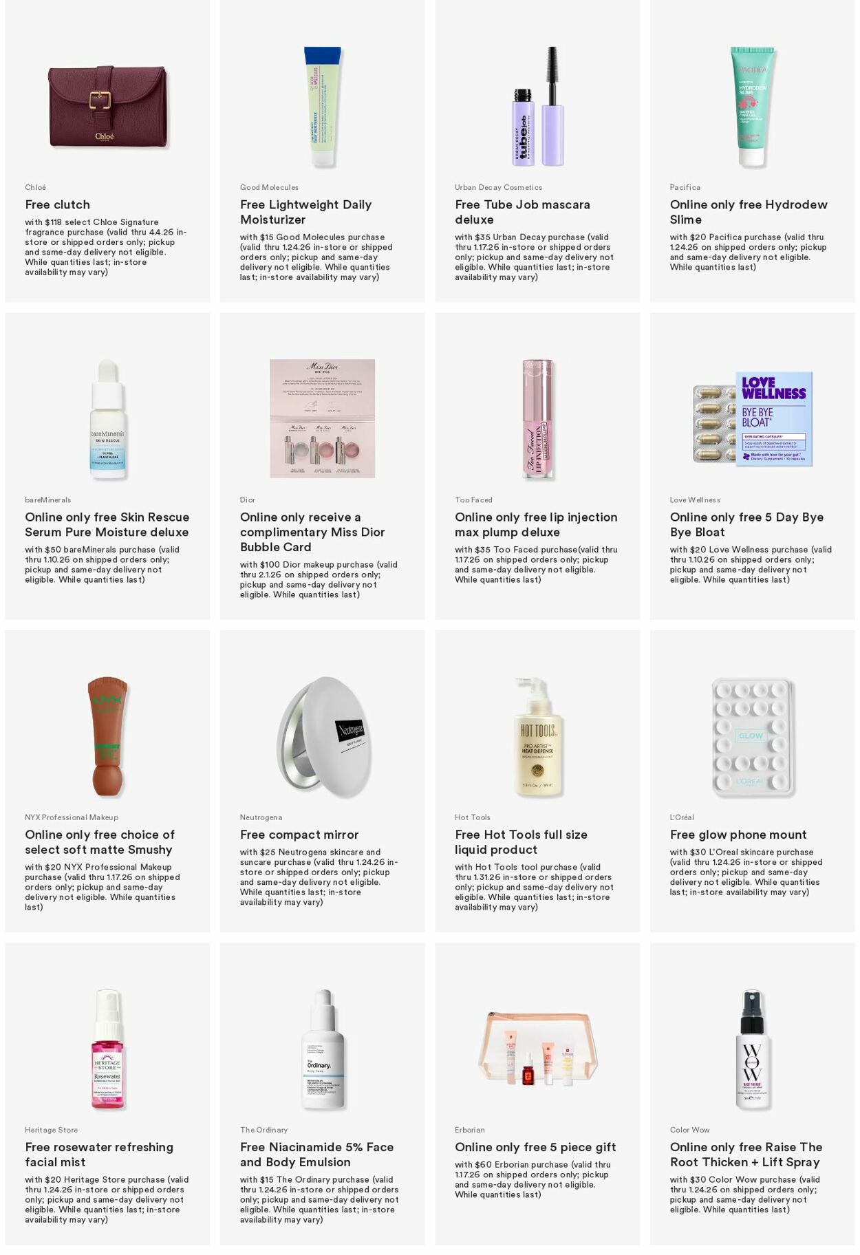 Weekly ad Ulta Beauty 01/05/2026 - 01/14/2026