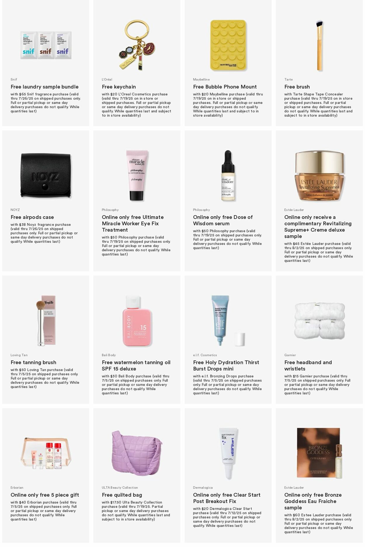 Weekly ad Ulta Beauty 06/30/2025 - 07/09/2025