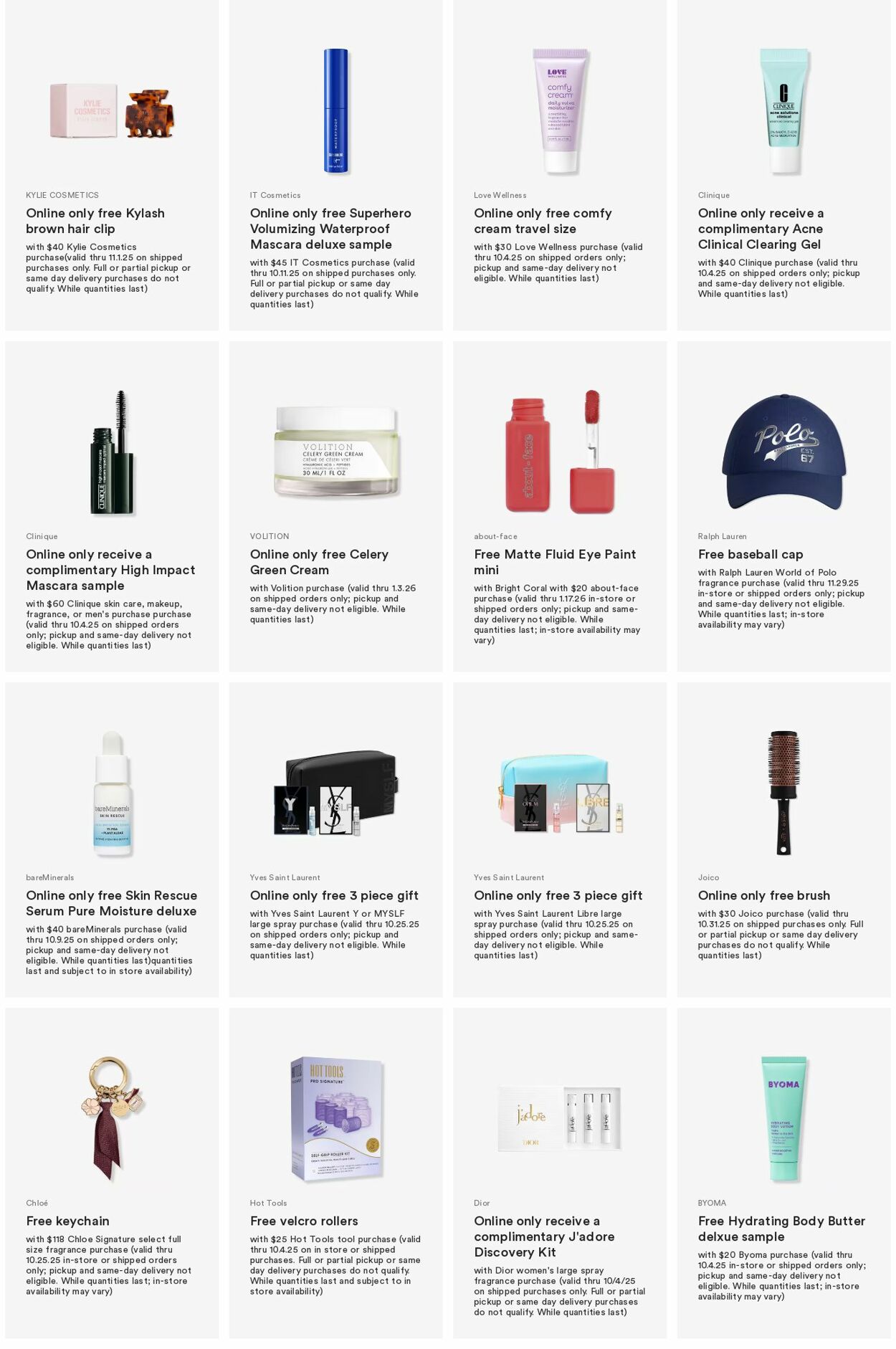 Weekly ad Ulta Beauty 09/29/2025 - 10/08/2025