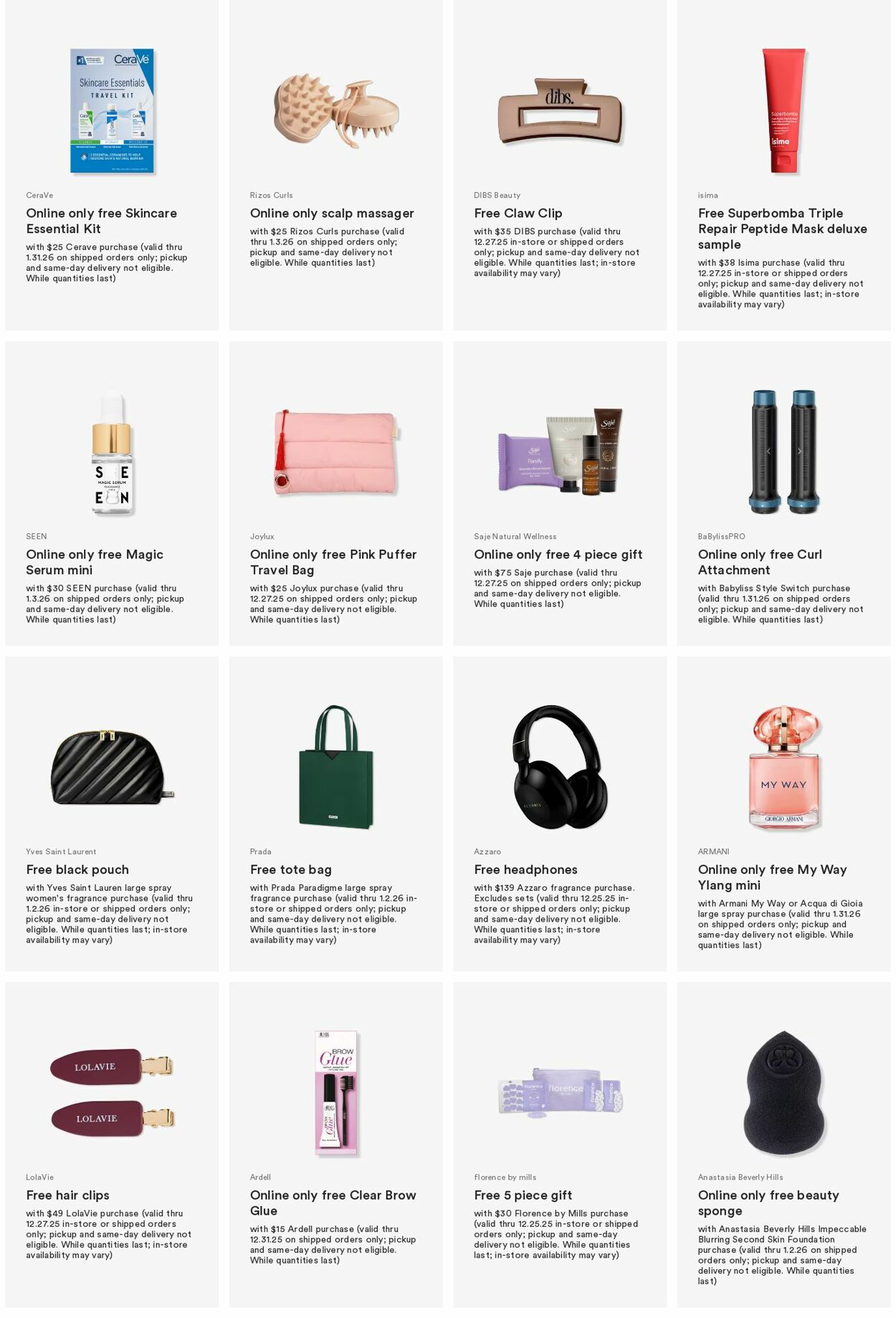 Weekly ad Ulta Beauty 12/15/2025 - 12/24/2025