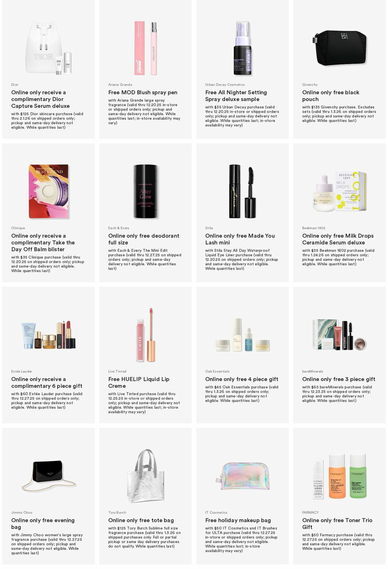 Weekly ad Ulta Beauty 12/15/2025 - 12/24/2025