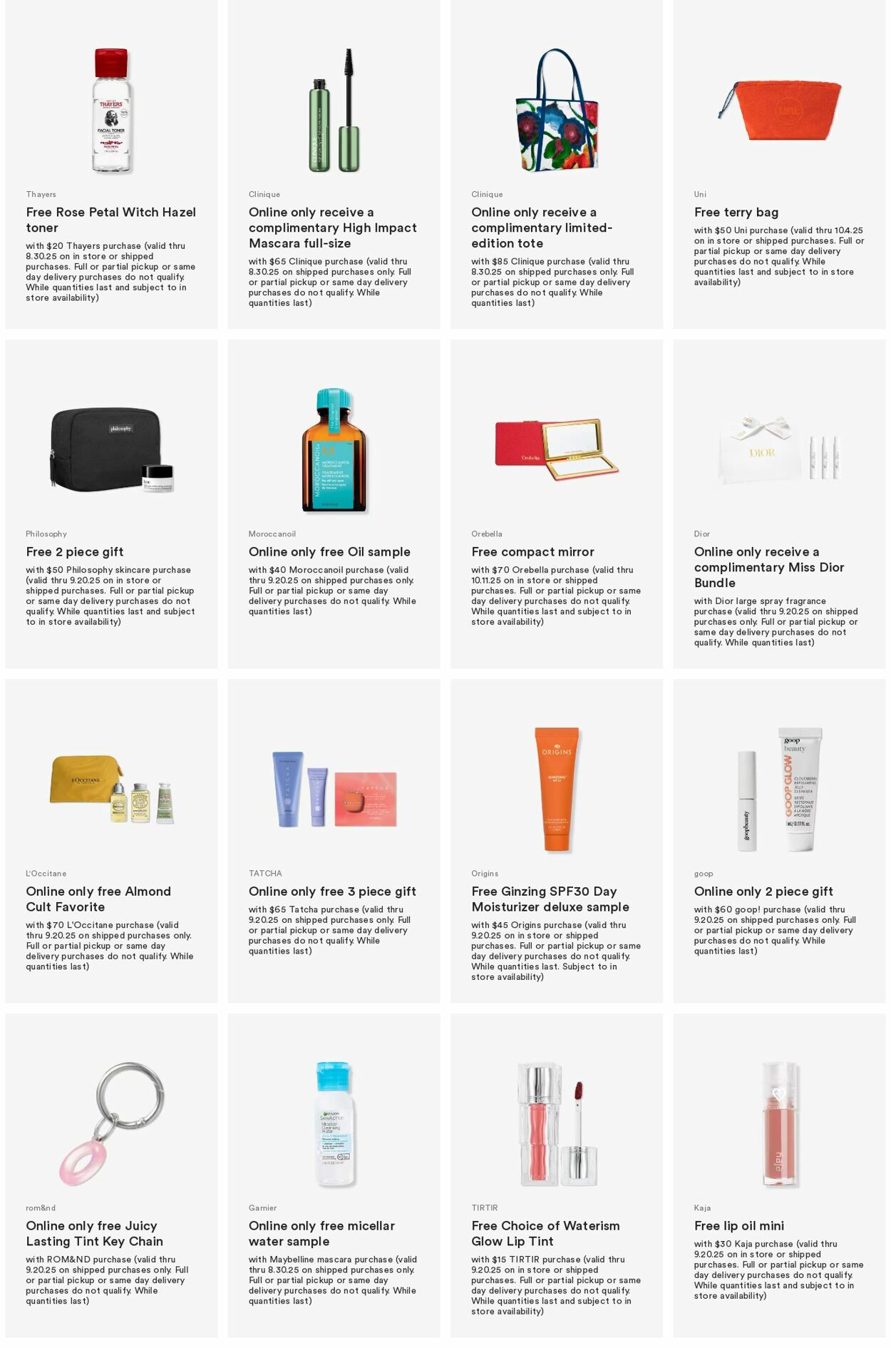 Weekly ad Ulta Beauty 08/25/2025 - 09/03/2025