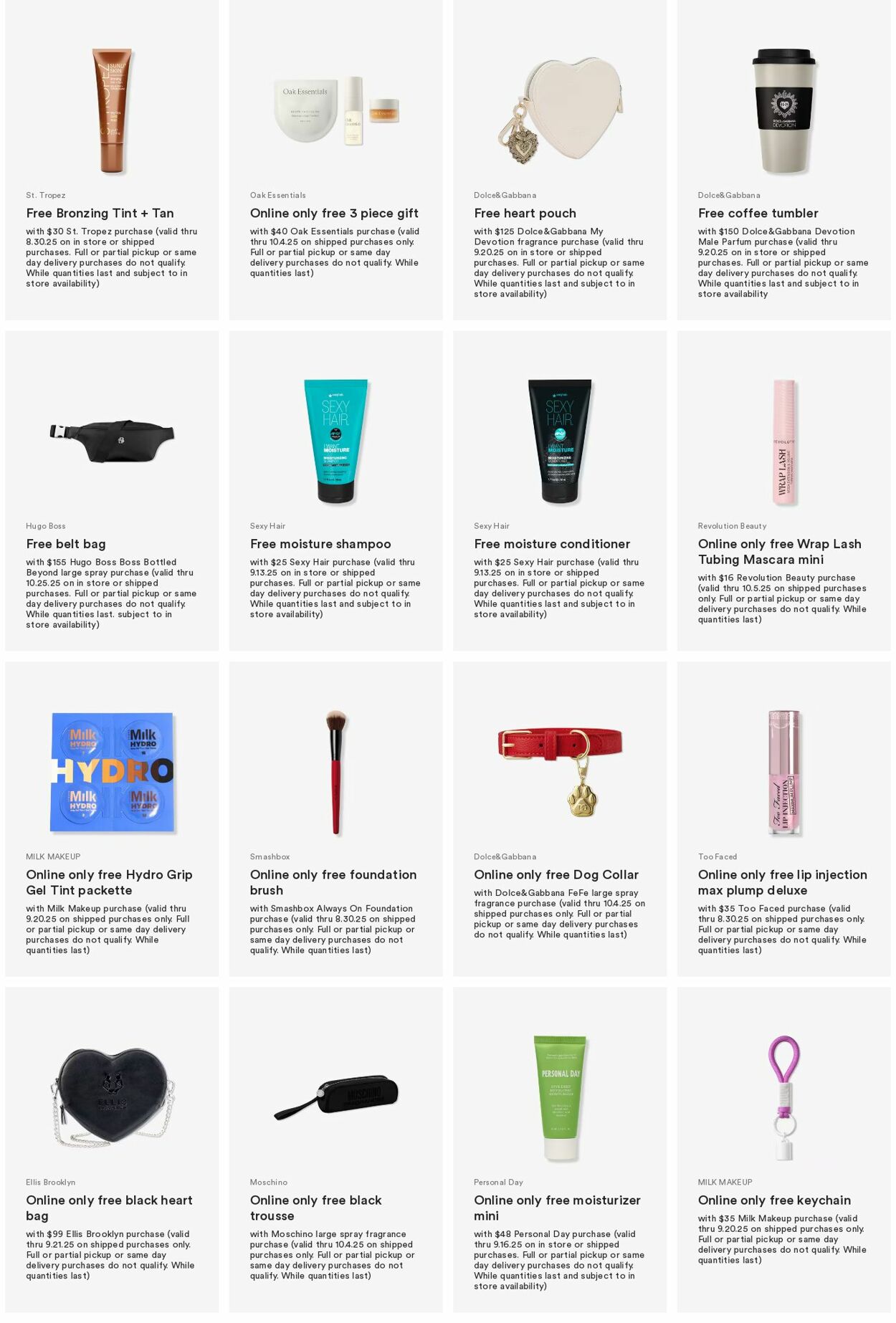 Weekly ad Ulta Beauty 08/25/2025 - 09/03/2025