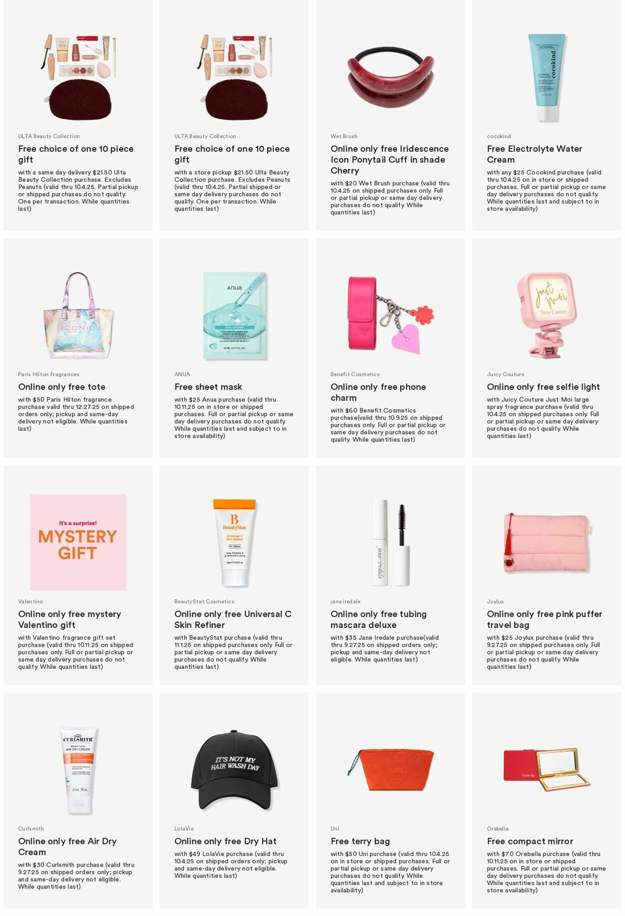 Weekly ad Ulta Beauty 09/22/2025 - 10/01/2025