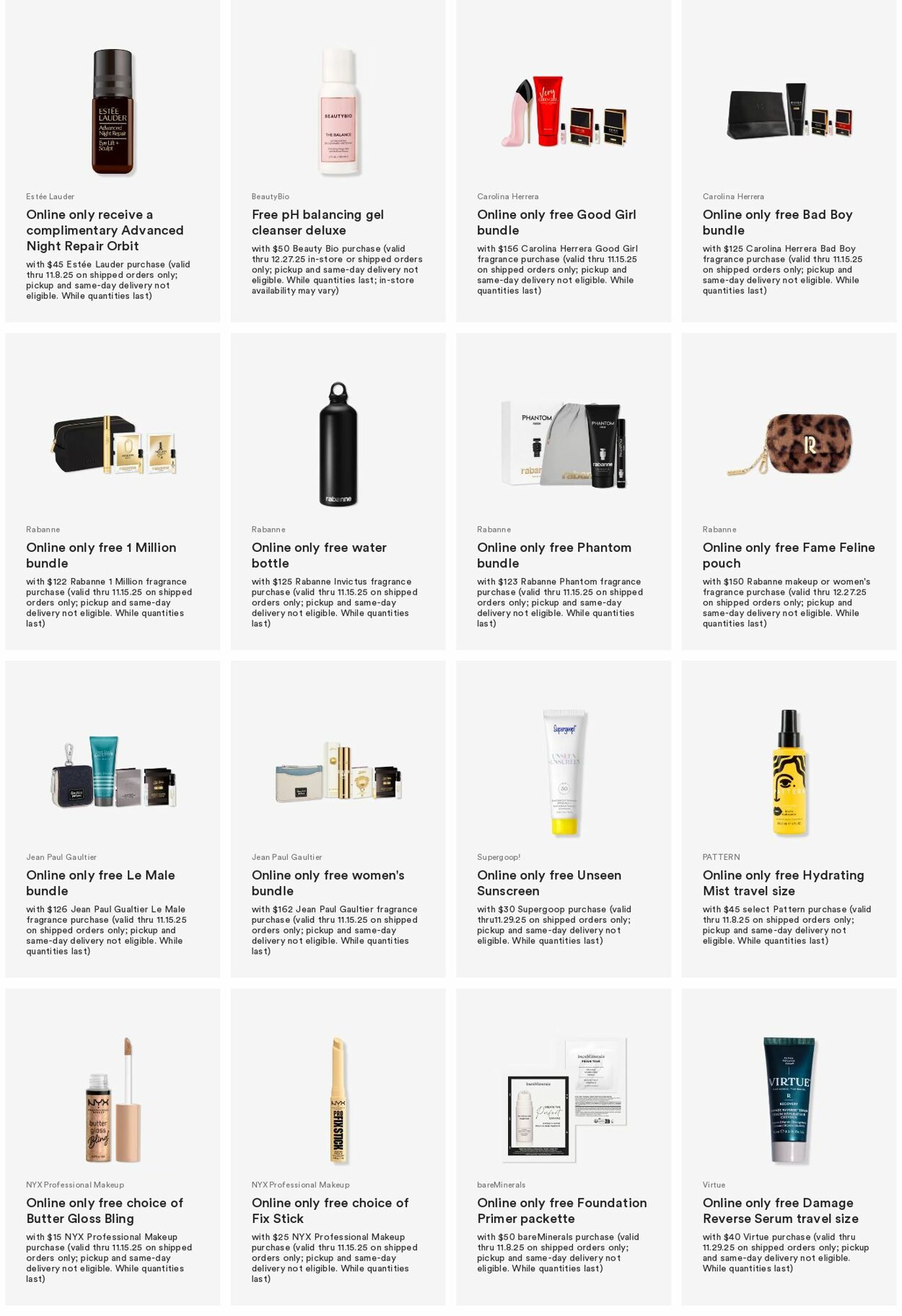 Weekly ad Ulta Beauty 11/03/2025 - 11/12/2025