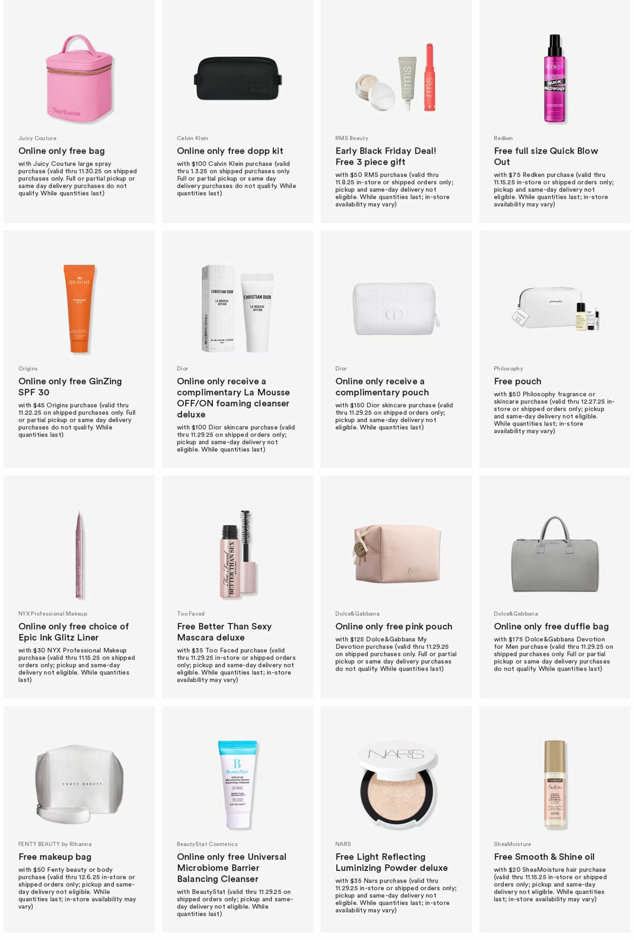 Weekly ad Ulta Beauty 11/03/2025 - 11/12/2025