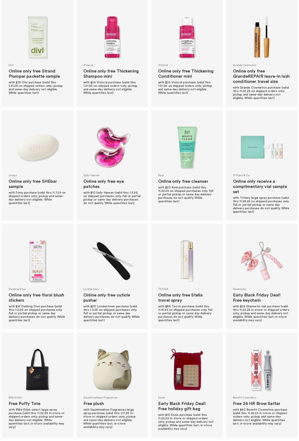 Weekly ad Ulta Beauty 11/03/2025 - 11/12/2025