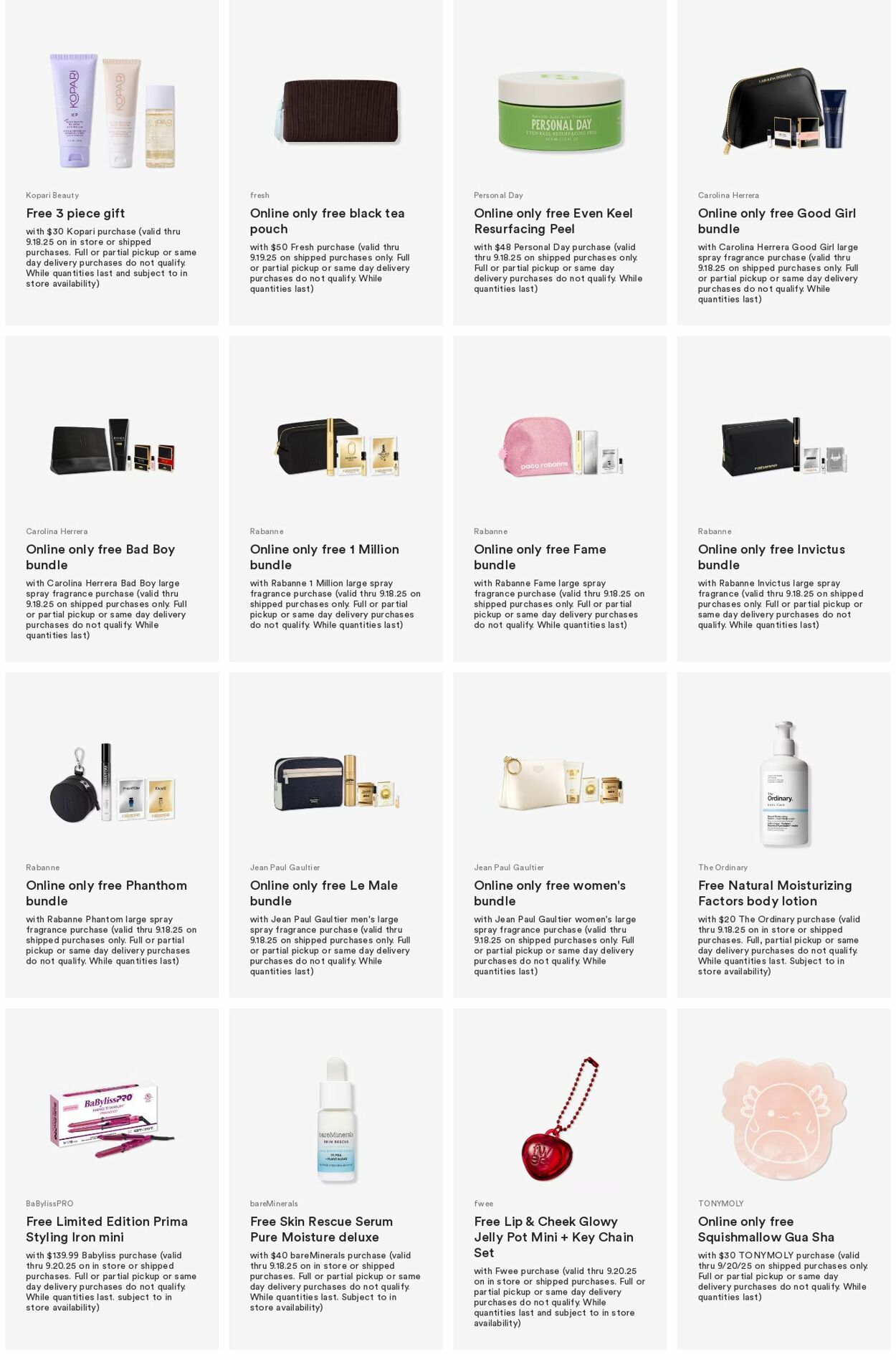 Weekly ad Ulta Beauty 09/01/2025 - 09/10/2025
