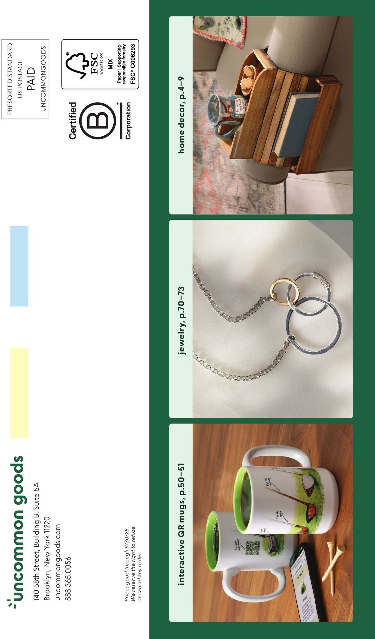 Weekly ad Uncommon Goods 09/12/2025 - 09/26/2025